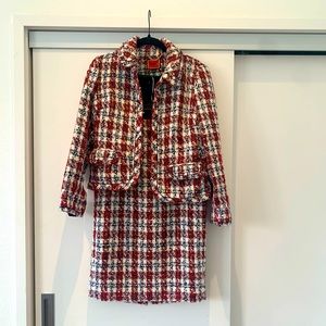 COPY - J. Crew Tweed Skirt Suit Sz 4 Perfect Condition